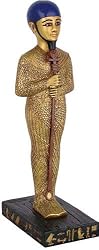 Ptah Egyptian God of Cratsmanship Statue, 8"H