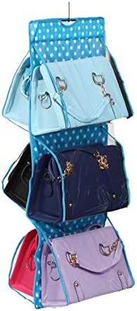 Topeva 3-Tier Oxford Cloth Storage Organizer for Handbag, Purse, Clutch - Blue