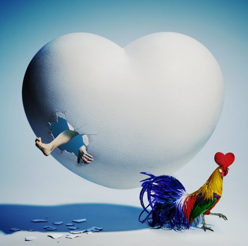 Cover image : MERRY-LIFE-GOES-ROUND / TRUE, BABY TRUE.