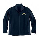 San Diego Chargers Navy Full Zip Micro Fleece Jacket