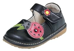 Black Ladybug Kids Squeaky Shoes