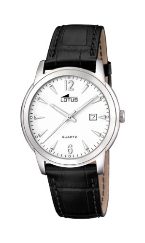 Lotus Herren-Uhren Quarz mit Lederband 15616/2