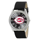 Game Time Women's MLB-GLI-CIN Glitz Classic Analog Cincinnati Reds Watch