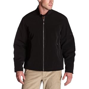 Claiborne by John Bartlett Mens Poly Tech Motocross Jacket
