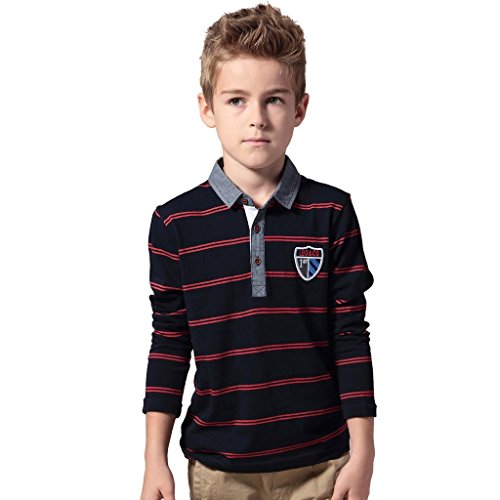 Leo&Lily Big Boys' Stripe T-Shirt