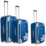 3 Piece Luggage Set Color: Blue