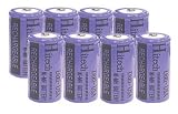 Hitech- D Size Rechargeable Batteries (8 Batteries, 10000mAh)