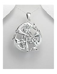 Dog Pendant Necklace In 92.5 Sterling Silver