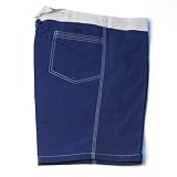 Urban Boundaries Premium Unlined Boardshort - Blue with Gray Waistband (Sizes 32,34)