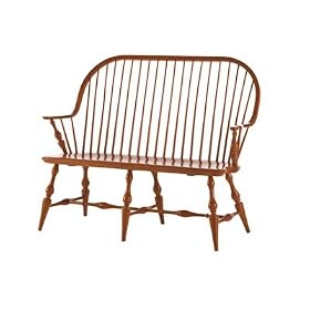 Click here to buy American Perspective Windsor Bench Beeswax Cherry by Stanley.