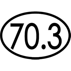 70.3 Oval Decal