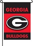 Georgia Bulldogs 2-Sided Garden Flag Set W/ #11213 Garden Pole - NCAA