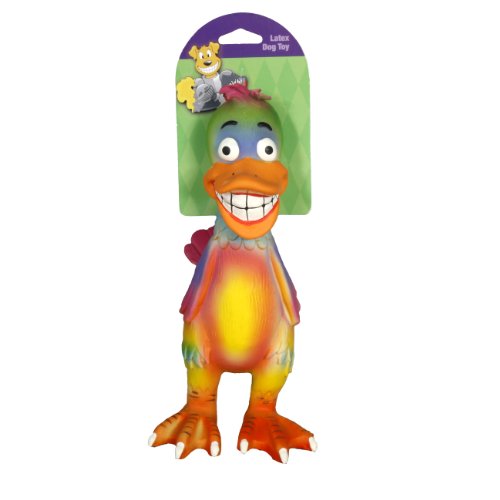 More image Knight Pet Latex Colored Duck Dog Toy