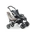 Buggypod 841006 - Beiwagen f�r Buggy, Sport und Kinderwagen mit 1 dicken Rohr, Steingrau