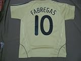 08-09 SPAIN AWAY JERSEY FABREGAS + FREE SHORT (SIZE XL)