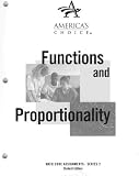 Functions and Proportionality - Math Core Assignments: Series 2 (Student Edition)