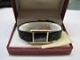 Vintage/Antique watch: Pre-owned Women's Cartier Watch Vermeil Black Dial Tank Swiss Quartz 1980's