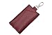 Heshe Fashion Genuine Leather Key Case Pure Color 6 Key Holder Keychain Key Ring