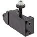 Dorian Tool D881 Chromium Molybdenum Alloy Steel Quick Change OD and ID Threading Toolholder with External On Edge Insert Cartridge for SDN30BXA Super Quick Change Tool Post, 4-23/64" Width, 1-1/4" Height