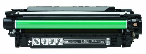 Original HP Color LaserJet CE250X Black Print Cartridge in Retail Packaging