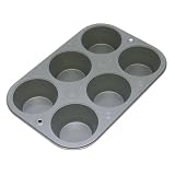 OvenStuff Non-Stick 6-Cup Texas Muffin Pan