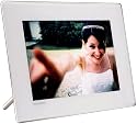 Philips SPF7208 Digitaler Bilderrahmen (20,3 cm (8 Zoll) Display, Touch Frame, 4:3, 1 GB interner Speicher, zwei Multislot-Cardreader, Bluetooth) weiß