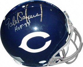 Gale Sayers Autographed Pro-Line Helmet | Details: Chicago Bears, Authentic Riddell Helmet, HOF77 Inscription