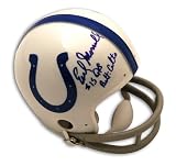 Earl Morrall Autographed/Hand Signed Baltimore Colts Mini Helmet inscribed QB Balt. Colts