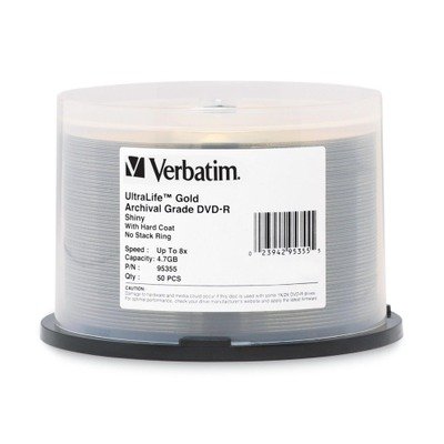 DVD-R 8x Ultralife Archival 50