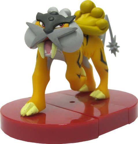 Pokemon Diamond & Pearl Mini Gashapon Display 1/40 Scale Figure Version 2 - Raikou-image