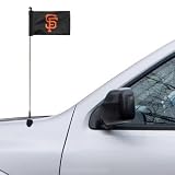 San Francisco Giants 4 x 5.5 Black Antenna Flag