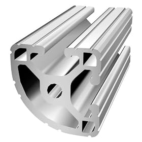 80/20 15 SERIES 1517 1.5" X 1.5" T-SLOTTED QUARTER ROUND EXTRUSION X 72"