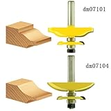 dms07101　レイズドパネル・バックカッタースタンダード２組セットMicrotungsten carbide