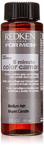 Redken 5 minute hair color for men, medium ash, 2 ounce