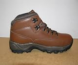 LADIES BROWN WATERPROOF BOOTS,HIKING,WALKING,LEATHER £29.99