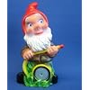 Gartenzwerg mit Schlauch H�he 20 cm Zwerg aus Kunststoff