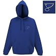 St. Louis Blues NHL "Goalie" Pullover Hooded Sweatshirt (Dk Royal)