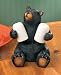 Black Bear Lodge Salt And Pepper Shakers Holder Cute