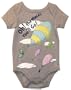 Baby Togs Dr. Seuss Going Places Newborn Bodysuit, 3 Months, Grey Heather