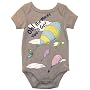 Baby Togs Dr. Seuss Going Places Newborn Bodysuit, 3 Months, Grey Heather