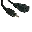 Tripp Lite Heavy-Duty - Power cable (125 VAC) - IEC 320 EN 60320 C19 - NEMA 5-15 (M) - 10 ft - molded - black
