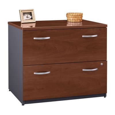 Buy Cheap Bush - Series C Lateral File Cabinet in Hansen Cherry - BHI391-1