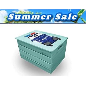 Lohasrus Summer Sale - Kids Patio Toy Chest 15070 - Stain Fir, Indoor Outdoor, for Ages 2... by lohasrus