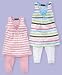 Apparel : Ferocious Chik Little Girl Striped Tank and Leggings Set