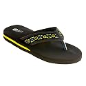 Alki'i "Mosaic" Blue/Yellow Women's Flip Flop