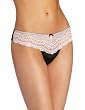 Betsey Johnson Women's Eyelet Lace Lo-Rise Wide Side Thong