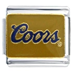Classic Blue Coors Licensed Italian Charm Bracelet Link