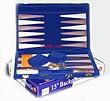 Backgammon - 15 inch Blue Suede