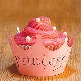 Pink Princess Cupcake Wrappers (1 dz)