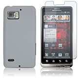 Motorola Droid Bionic XT875 - Clear Soft Silicone Skin Case Cover + Clear S ....